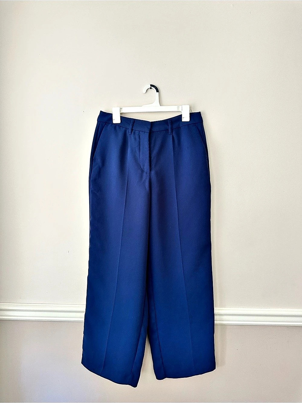 Banana Republic Wide Leg Pants in Blue Size 8 Like New